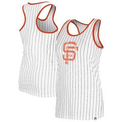 San Francisco Giants Women's Gameday Pinstripe Tank Top White | New Era