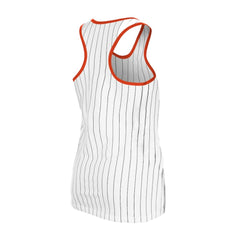 San Francisco Giants Women's Gameday Pinstripe Tank Top White | New Era
