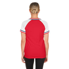 St. Louis Cardinals Women's Gameday Raglan V-Neck T-Shirt Red | New Era