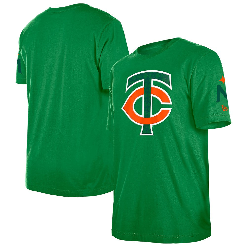 Minnesota Twins St. Patrick's Day Shamrock Fill T-Shirt Kelly Green | New Era