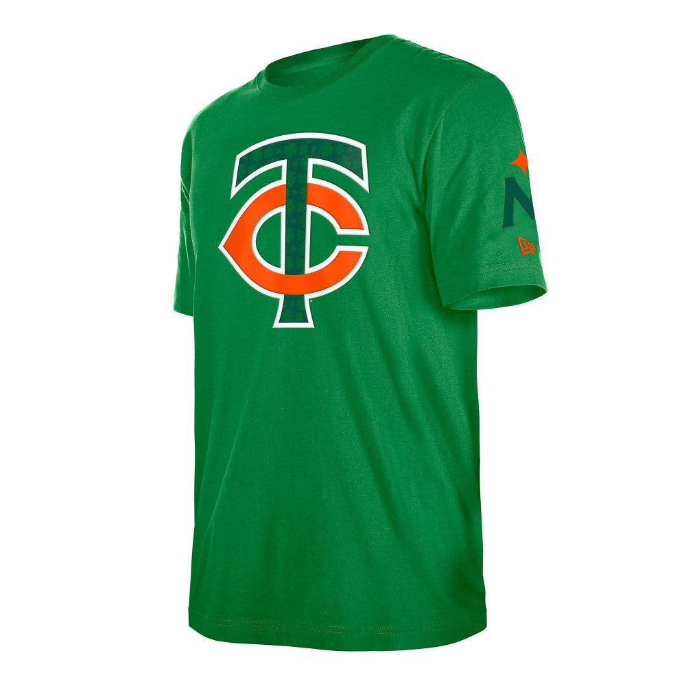 Minnesota Twins St. Patrick's Day Shamrock Fill T-Shirt Kelly Green | New Era