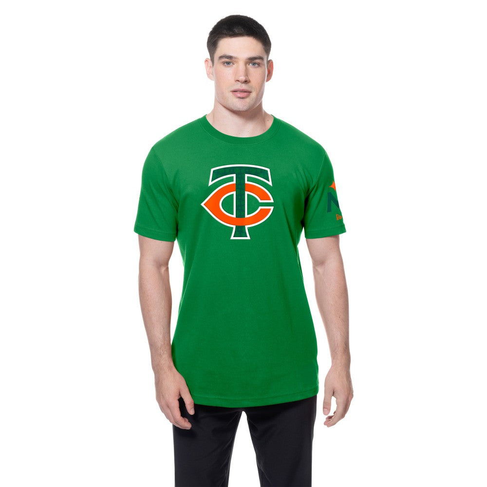 Minnesota Twins St. Patrick's Day Shamrock Fill T-Shirt Kelly Green | New Era