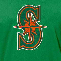 Seattle Mariners St. Patrick's Day Shamrock Fill T-Shirt Kelly Green | New Era