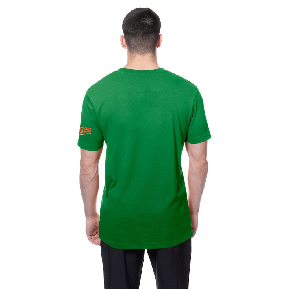 Tampa Bay Rays St. Patrick's Day Shamrock Fill T-Shirt Kelly Green | New Era