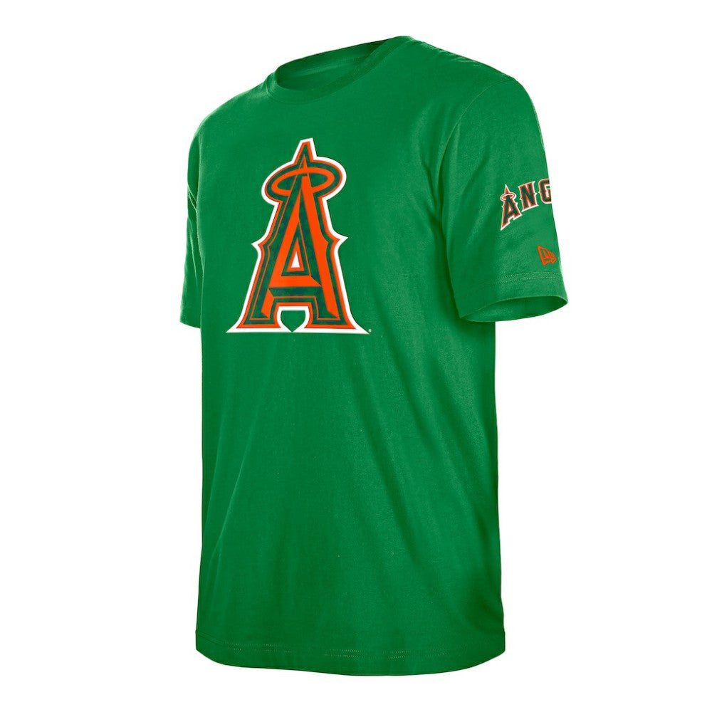 Los Angeles Angels St. Patrick's Day Shamrock Fill T-Shirt Kelly Green | New Era