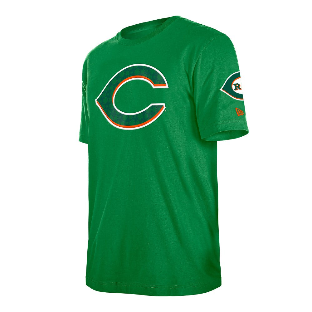 Cincinnati Reds St. Patrick's Day Shamrock Fill T-Shirt Kelly Green | New Era