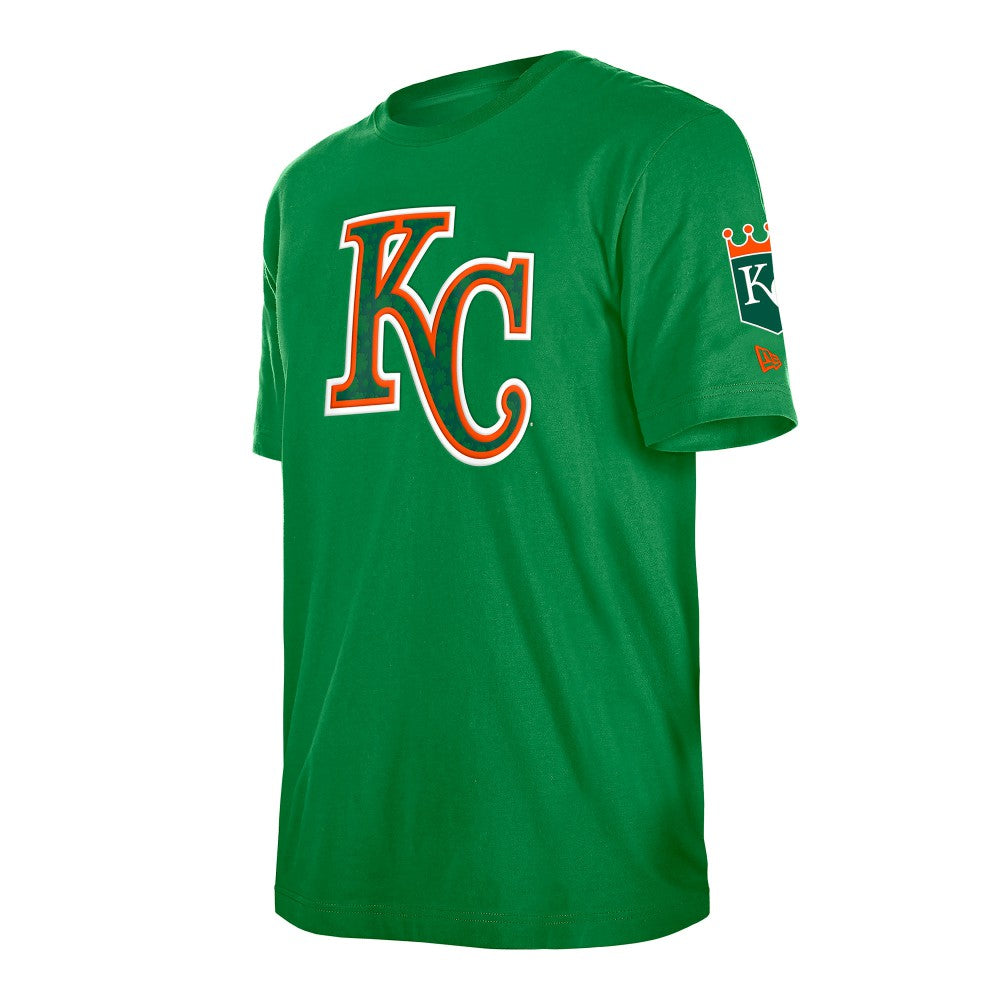 Kansas City Royals St. Patrick's Day Shamrock Fill T-Shirt Kelly Green | New Era