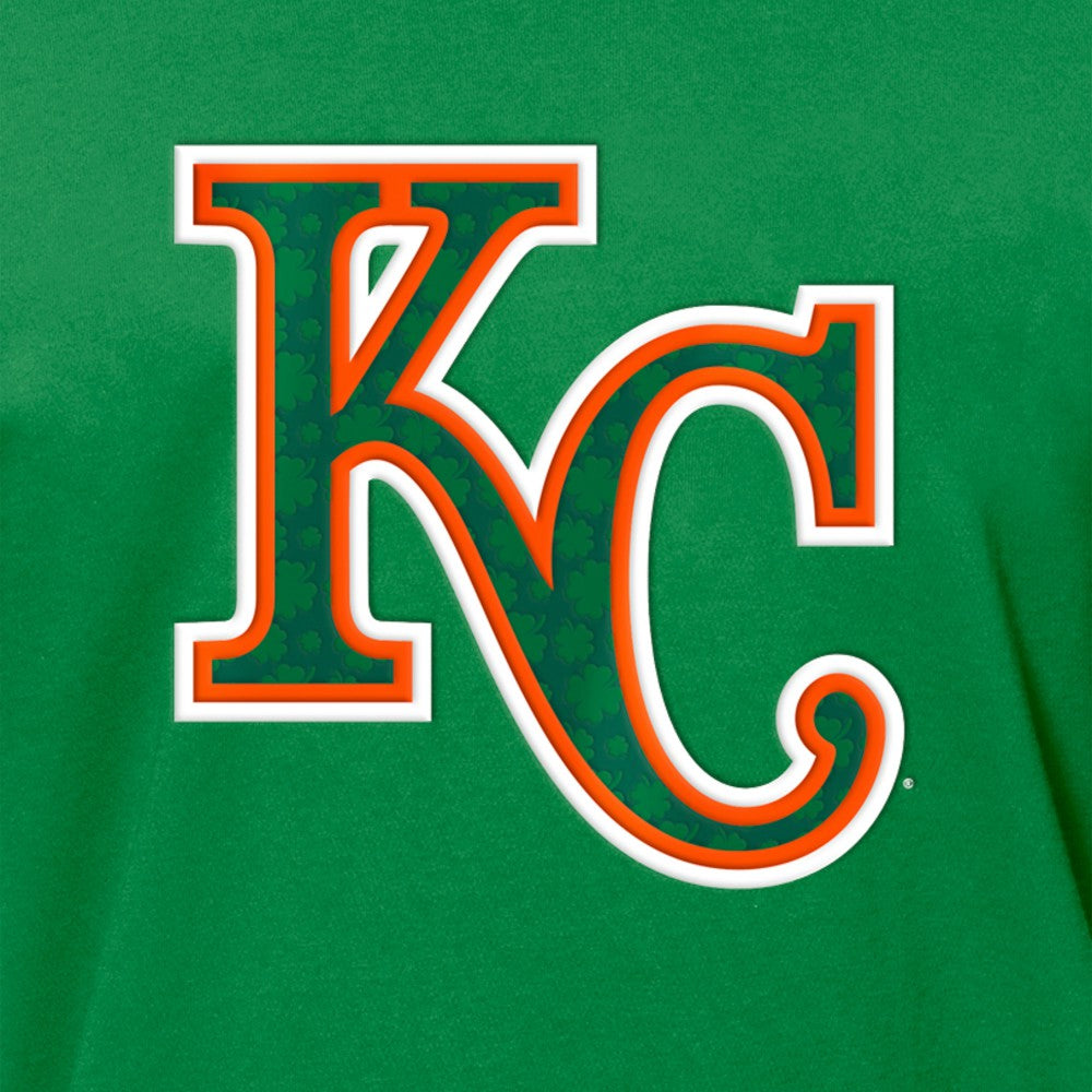 Kansas City Royals St. Patrick's Day Shamrock Fill T-Shirt Kelly Green | New Era