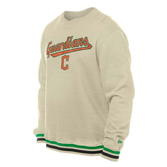 Cleveland Guardians St. Patrick's Day Twill Pullover Sweatshirt Cream | New Era