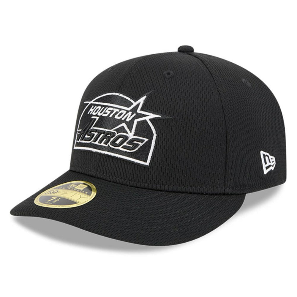 Houston Astros 2025 MLB Clubhouse Low Profile 59FIFTY Fitted Hat Black | New Era