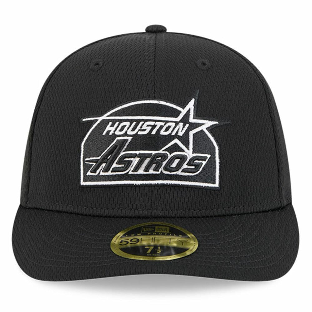 Houston Astros 2025 MLB Clubhouse Low Profile 59FIFTY Fitted Hat Black | New Era