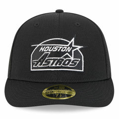 Houston Astros 2025 MLB Clubhouse Low Profile 59FIFTY Fitted Hat Black | New Era