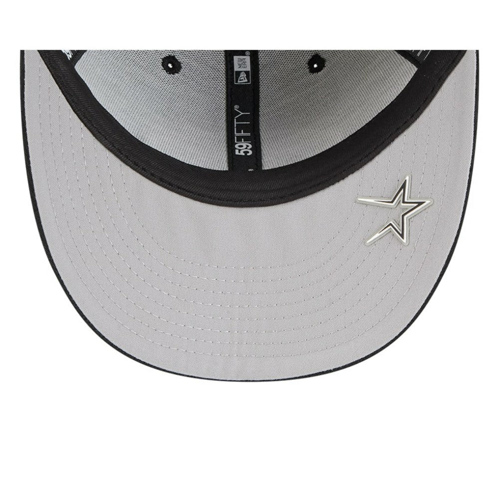 Houston Astros 2025 MLB Clubhouse Low Profile 59FIFTY Fitted Hat Black | New Era