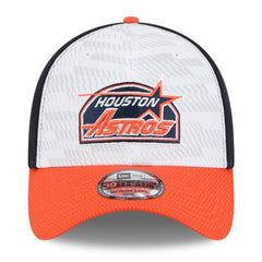 Houston Astros 2025 MLB Clubhouse 39THIRTY Flex Hat Navy/Orange | New Era