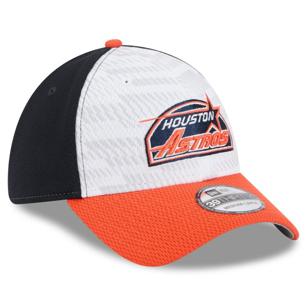 Houston Astros 2025 MLB Clubhouse 39THIRTY Flex Hat Navy/Orange | New Era