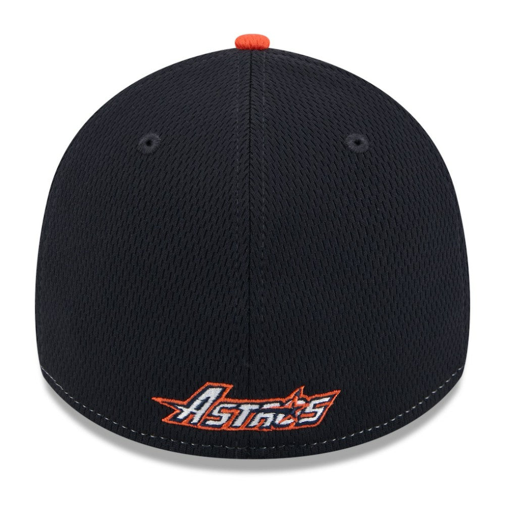 Houston Astros 2025 MLB Clubhouse 39THIRTY Flex Hat Navy/Orange | New Era