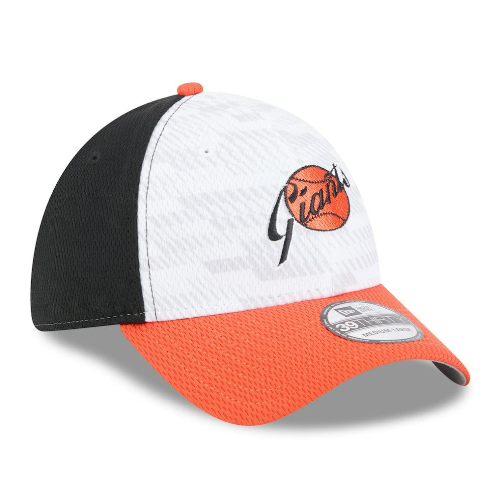 San Francisco Giants 2025 MLB Clubhouse 39THIRTY Flex Hat Black/Orange | New Era
