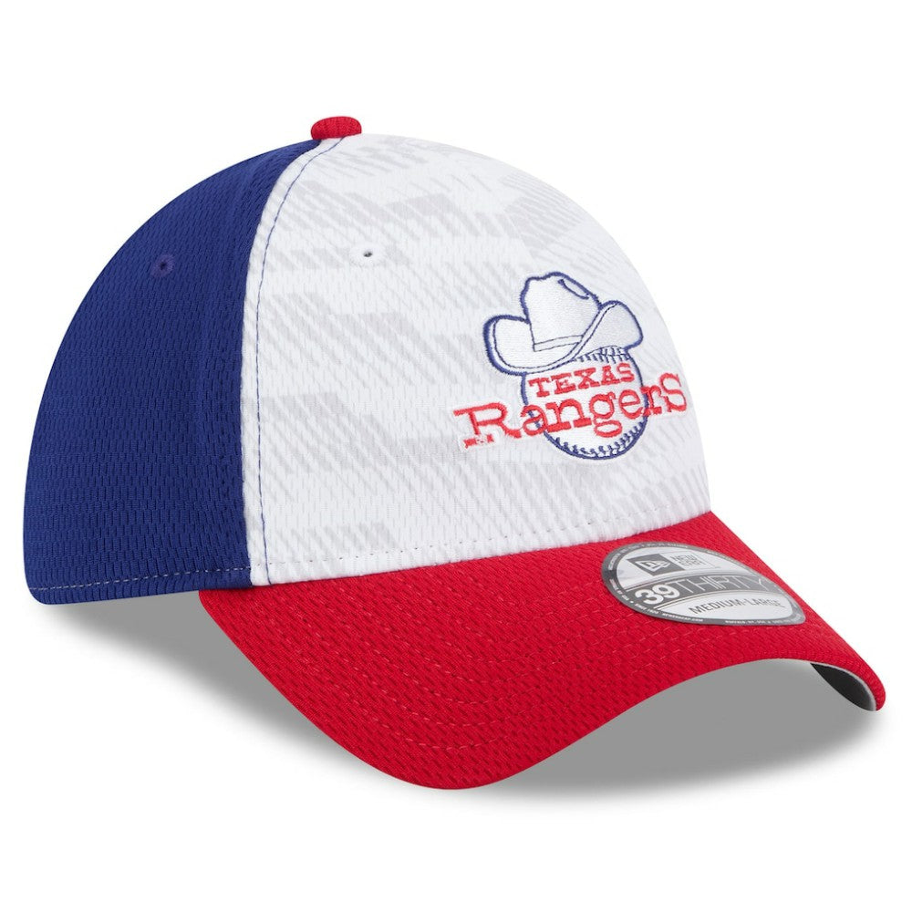 Texas Rangers 2025 MLB Clubhouse 39THIRTY Flex Hat Royal/Red | New Era