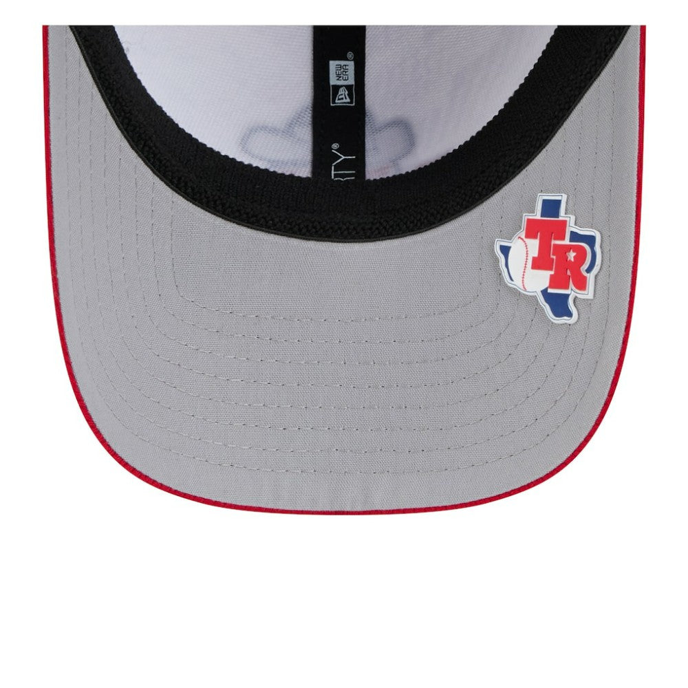Texas Rangers 2025 MLB Clubhouse 39THIRTY Flex Hat Royal/Red | New Era
