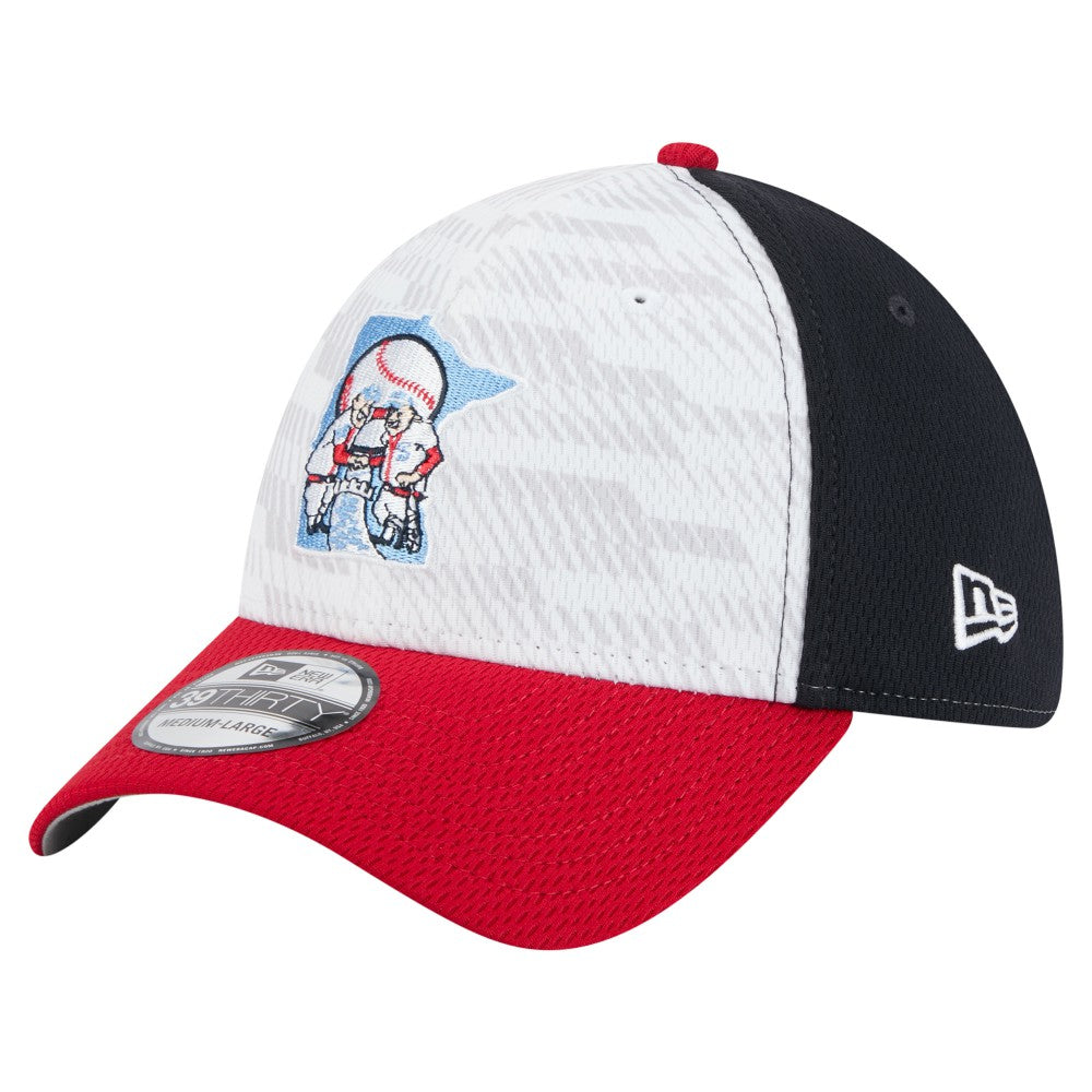 Minnesota Twins 2025 MLB Clubhouse 39THIRTY Flex Hat Navy/Red | New Era