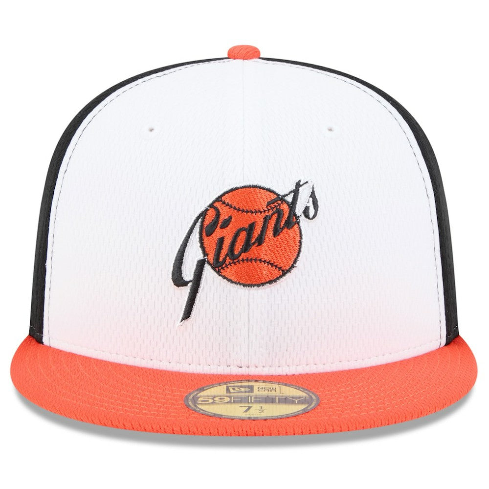 San Francisco Giants 2025 MLB Clubhouse 59FIFTY Fitted Hat Black/Orange | New Era