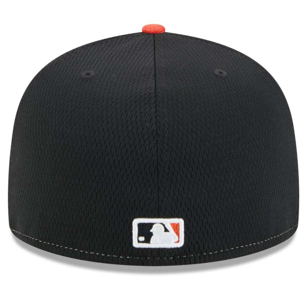 San Francisco Giants 2025 MLB Clubhouse 59FIFTY Fitted Hat Black/Orange | New Era