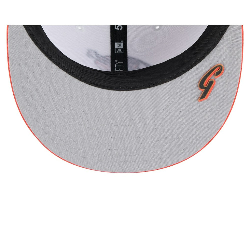 San Francisco Giants 2025 MLB Clubhouse 59FIFTY Fitted Hat Black/Orange | New Era