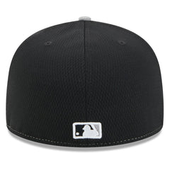 Chicago White Sox 2025 MLB Clubhouse 59FIFTY Fitted Hat Black/Gray | New Era