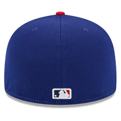Texas Rangers 2025 MLB Clubhouse 59FIFTY Fitted Hat Royal/Red | New Era