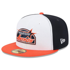 Houston Astros 2025 MLB Clubhouse 59FIFTY Fitted Hat Navy/Orange | New Era