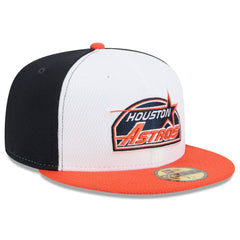 Houston Astros 2025 MLB Clubhouse 59FIFTY Fitted Hat Navy/Orange | New Era
