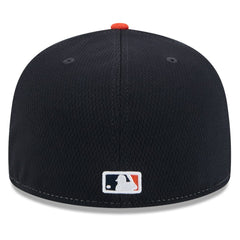 Houston Astros 2025 MLB Clubhouse 59FIFTY Fitted Hat Navy/Orange | New Era