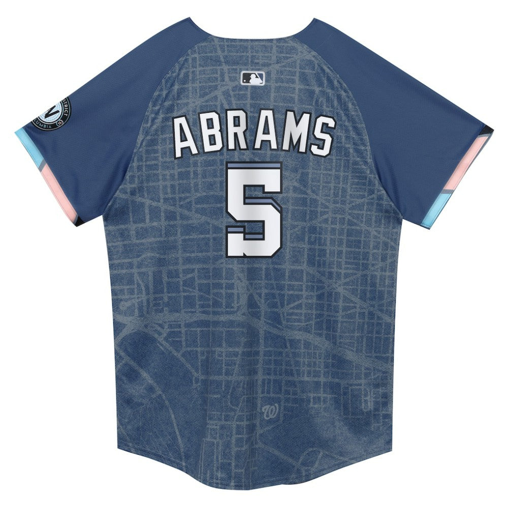 CJ Abrams Washington Nationals Preschool City Connect 2025 Limited Player Jersey - Blue