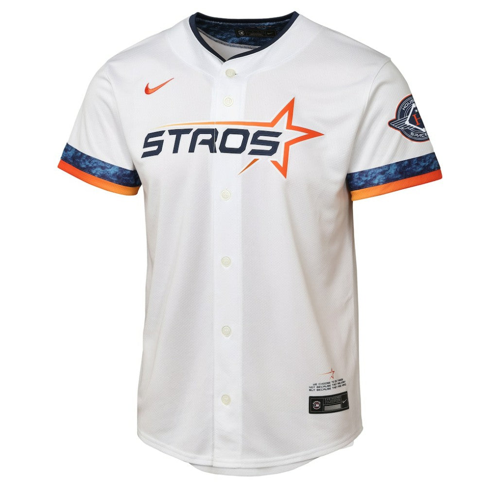 Houston Astros Youth 2025 City Connect Limited Jersey White | Nike