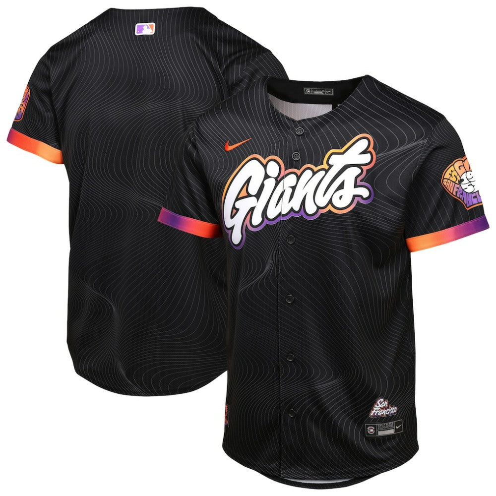 San Francisco Giants Youth 2025 City Connect Limited Jersey Anthracite | Nike