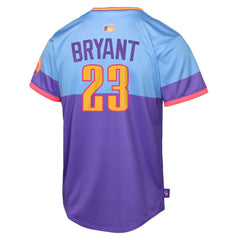 Kris Bryant Colorado Rockies Youth 2025 City Connect Limited Player Jersey Purple/Light Blue | Nike