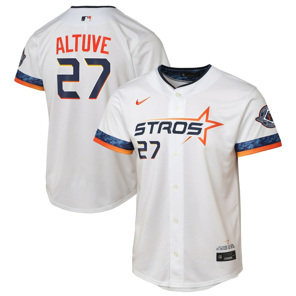 Jose Altuve Houston Astros Youth 2025 City Connect Limited Player Jersey White | Nike