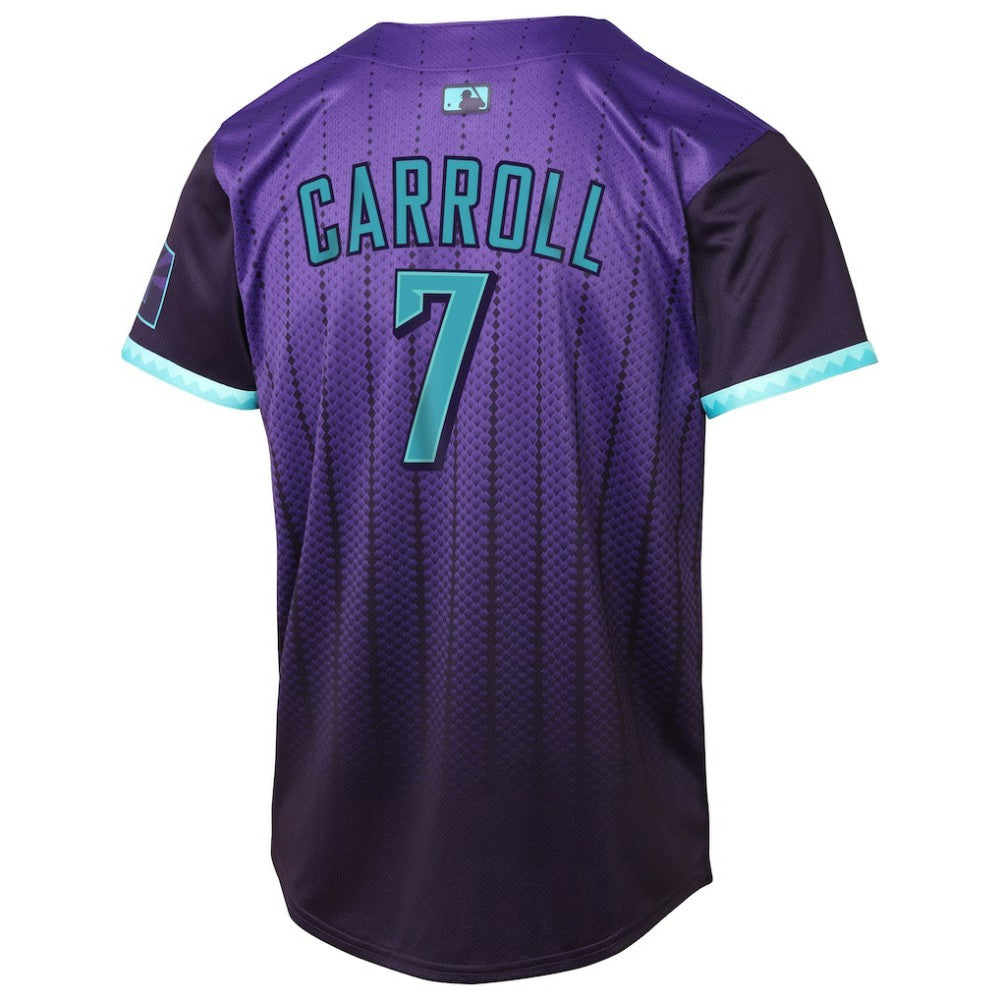 Corbin Carroll Arizona Diamondbacks Youth 2025 City Connect Limited Player Jersey - Purple