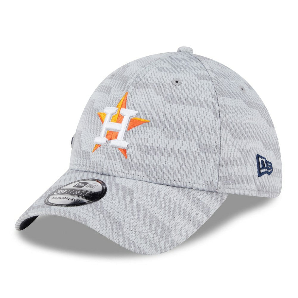 Houston Astros 2025 MLB Clubhouse 39THIRTY Flex Hat Gray | New Era