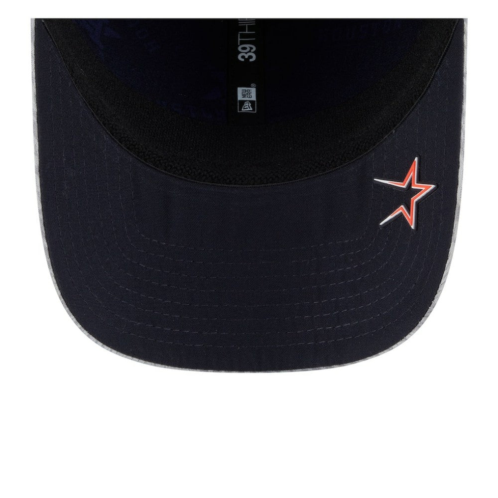 Houston Astros 2025 MLB Clubhouse 39THIRTY Flex Hat Gray | New Era