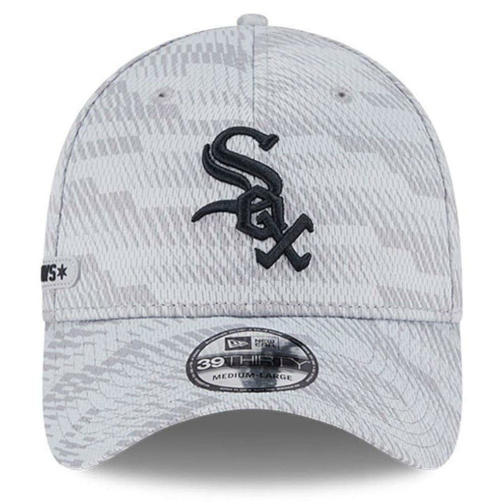Chicago White Sox 2025 MLB Clubhouse 39THIRTY Flex Hat Gray | New Era