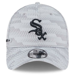 Chicago White Sox 2025 MLB Clubhouse 39THIRTY Flex Hat Gray | New Era