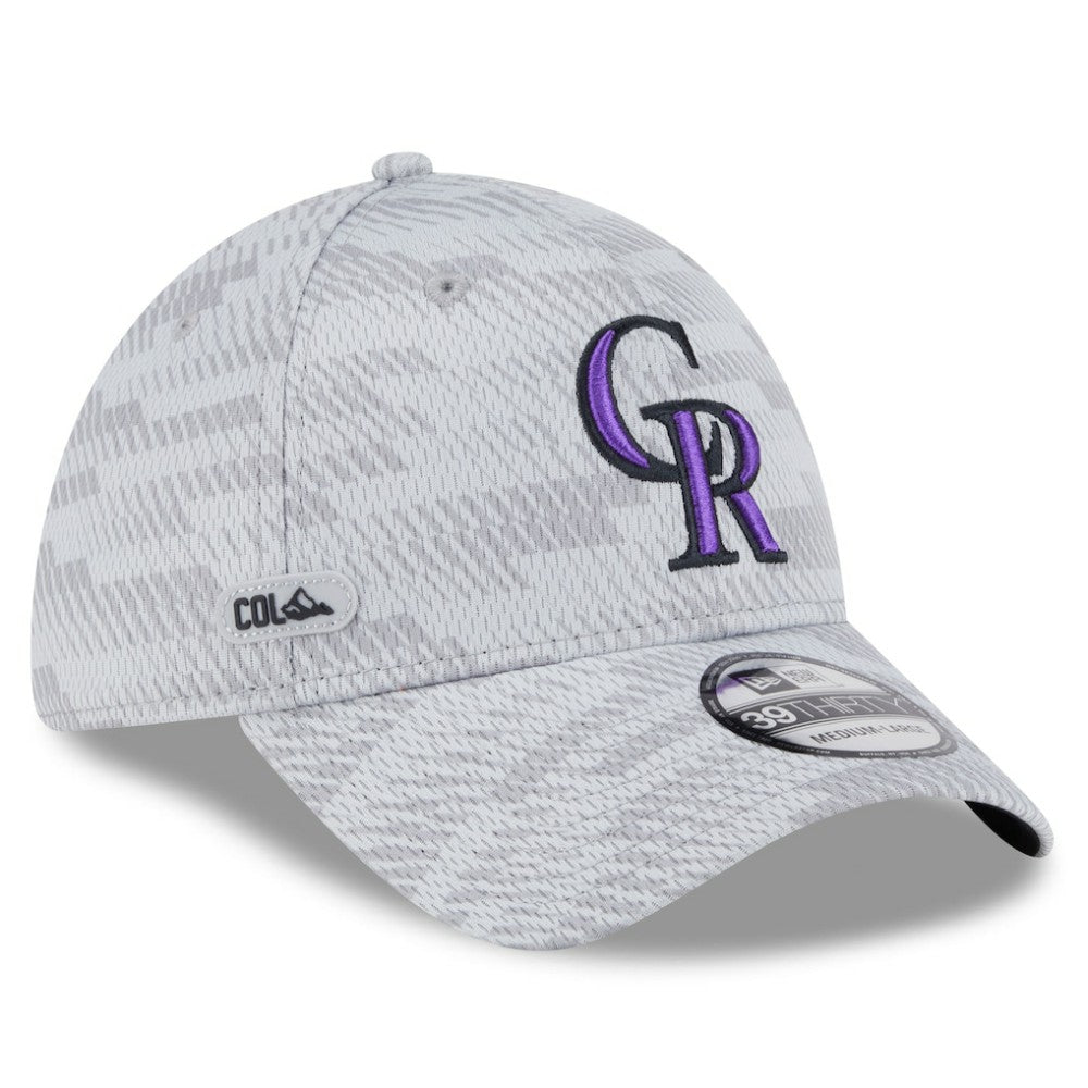 Colorado Rockies 2025 MLB Clubhouse 39THIRTY Flex Hat Gray | New Era