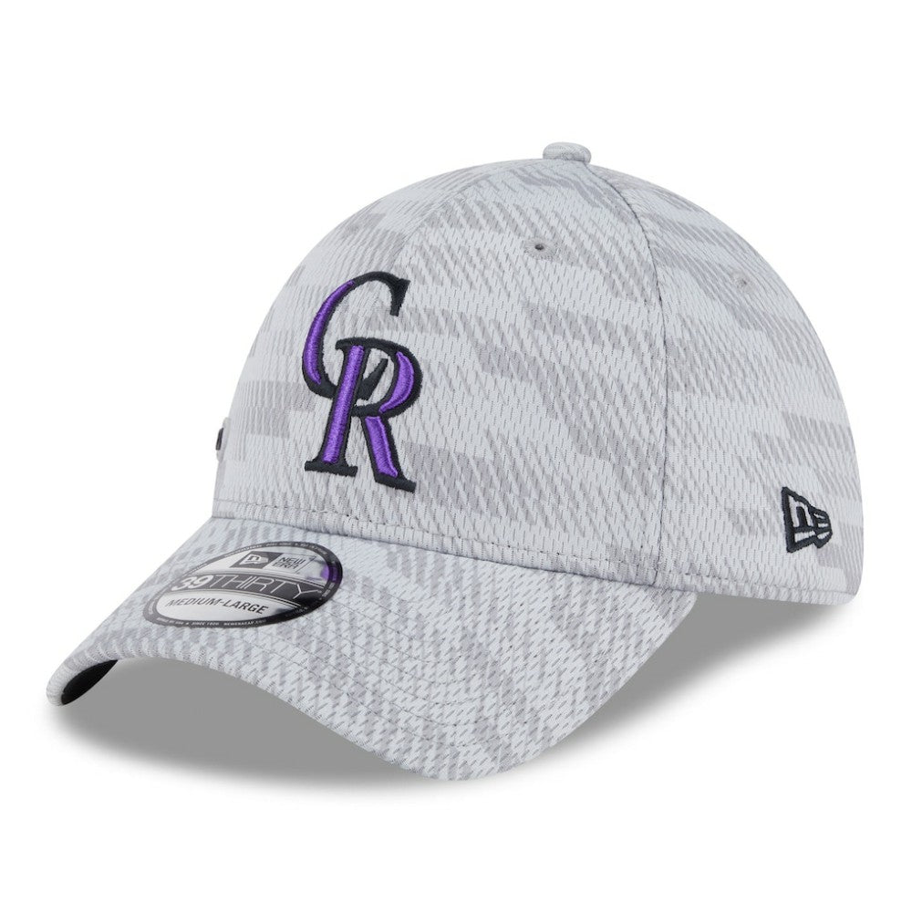 Colorado Rockies 2025 MLB Clubhouse 39THIRTY Flex Hat Gray | New Era