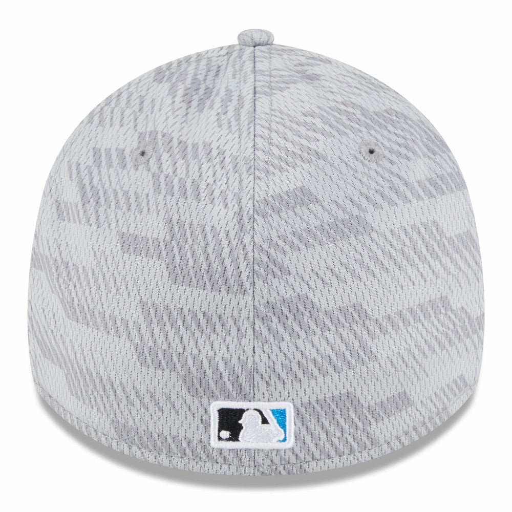 Miami Marlins 2025 MLB Clubhouse 39THIRTY Flex Hat Gray | New Era