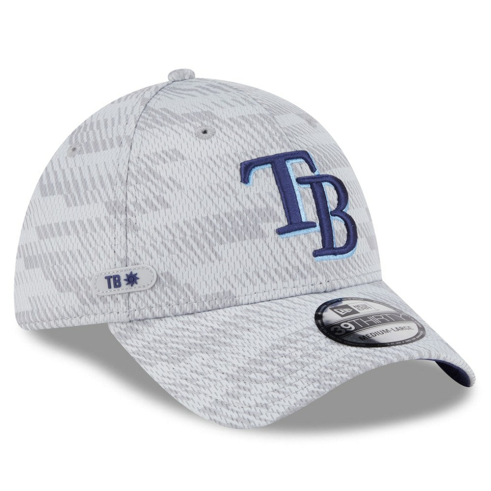 Tampa Bay Rays 2025 MLB Clubhouse 39THIRTY Flex Hat Gray | New Era