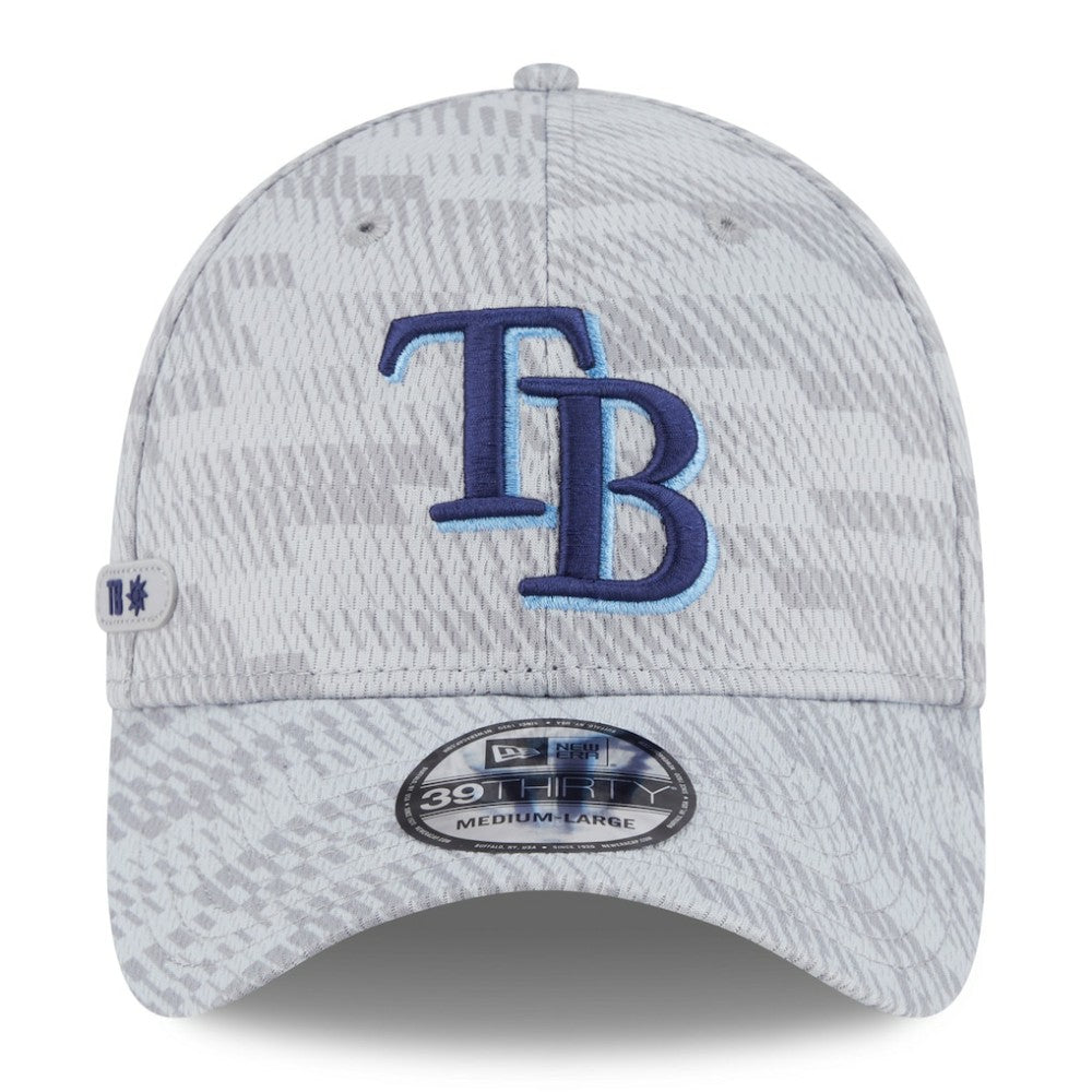 Tampa Bay Rays 2025 MLB Clubhouse 39THIRTY Flex Hat Gray | New Era