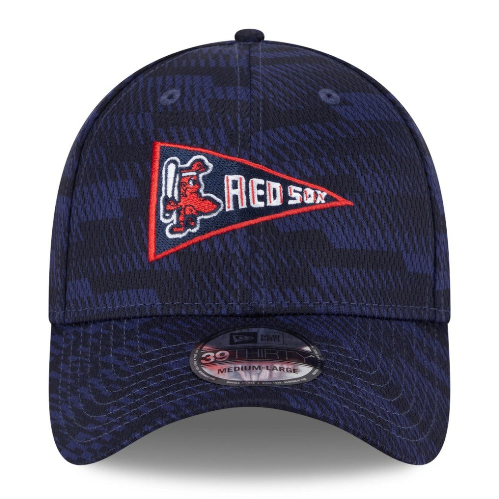 Boston Red Sox 2025 MLB Clubhouse 39THIRTY Flex Hat Navy | New Era