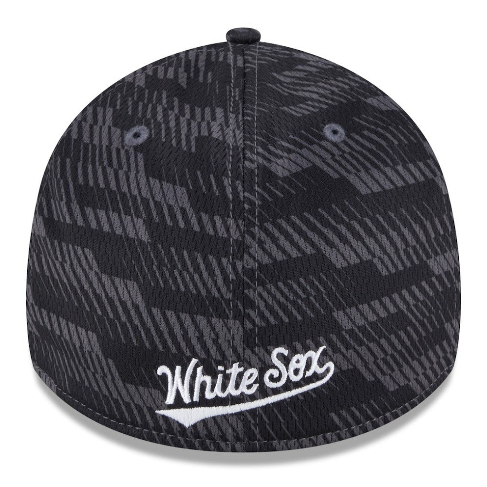Chicago White Sox 2025 MLB Clubhouse 39THIRTY Flex Hat Black | New Era
