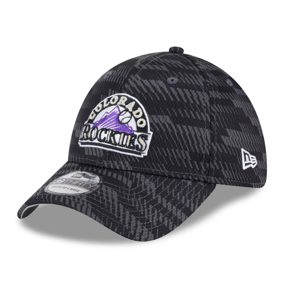 Colorado Rockies 2025 MLB Clubhouse 39THIRTY Flex Hat Black | New Era